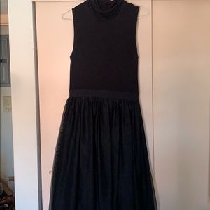 Hope and Harlow black tulle skirt dress